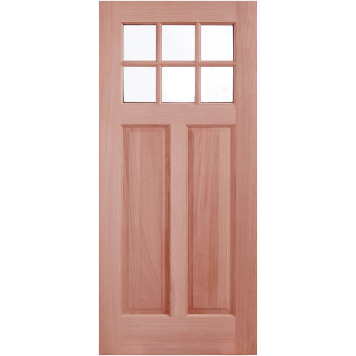Waydoor 36'' x 80'' Wood Front Entry Doors & Reviews Wayfair